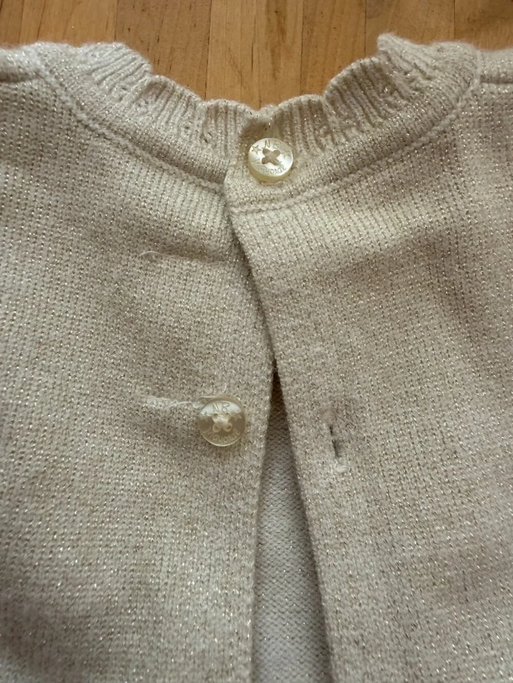 MAYORAL Boutique 12 month sweater dress with sparkles/layers/buttons
